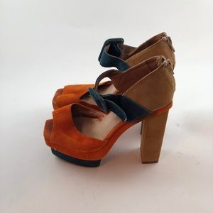 Jeffrey Campbell Dressen Color Block Platform